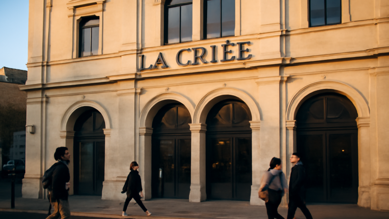La Criée Théâtre national de Marseille : guide pratique