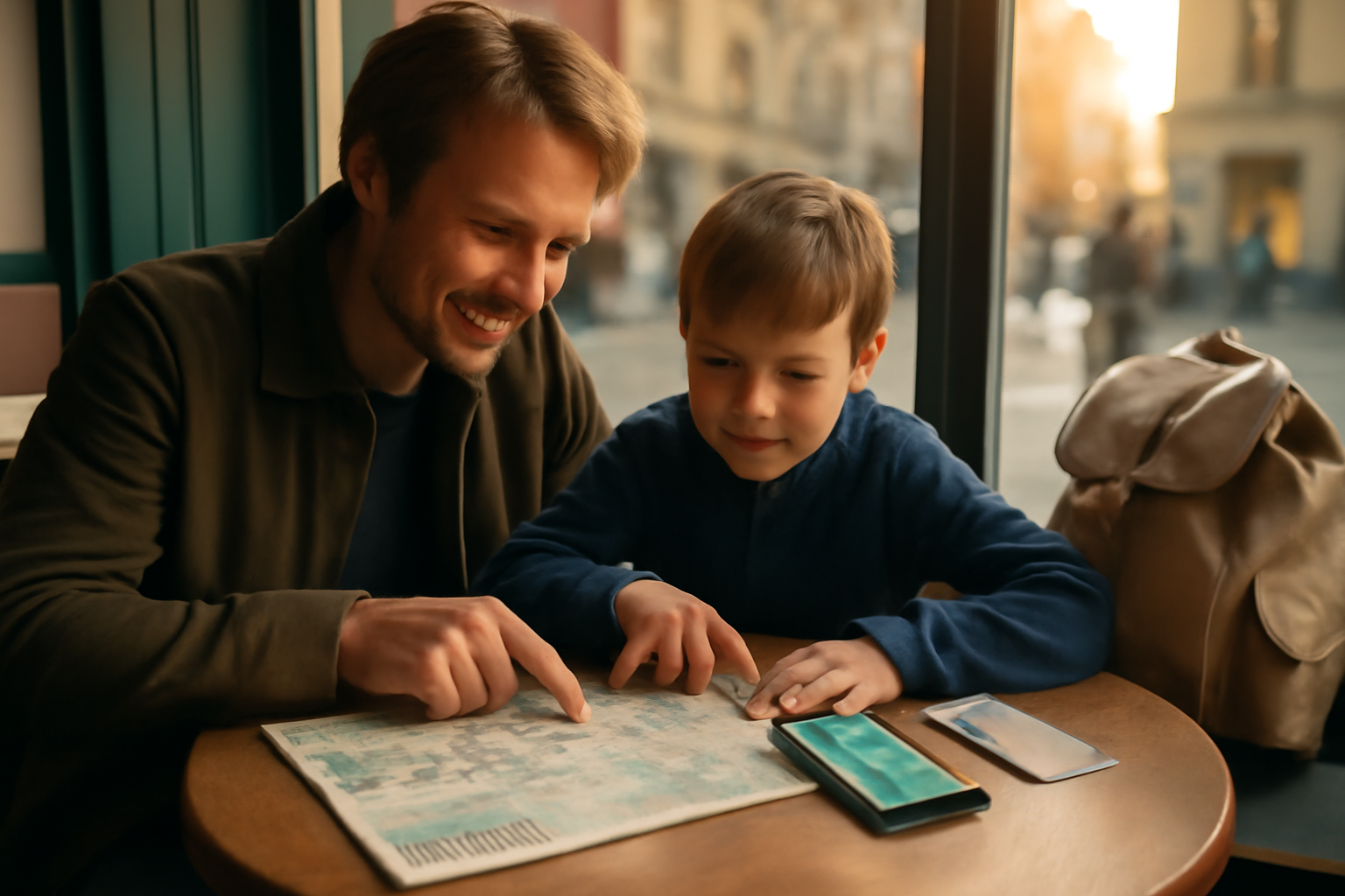 carte stockholm sur table à Stockholm, plan touristique et téléphone