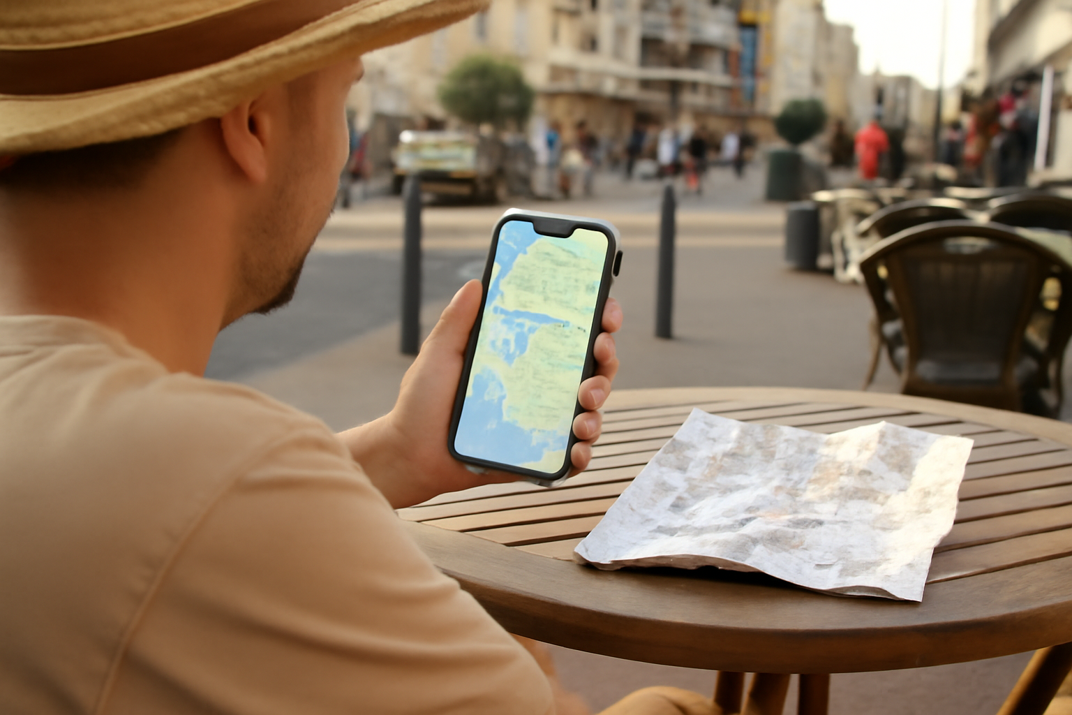 Les sables d olonne carte : repères du centre et du littoral sur une carte en ligne