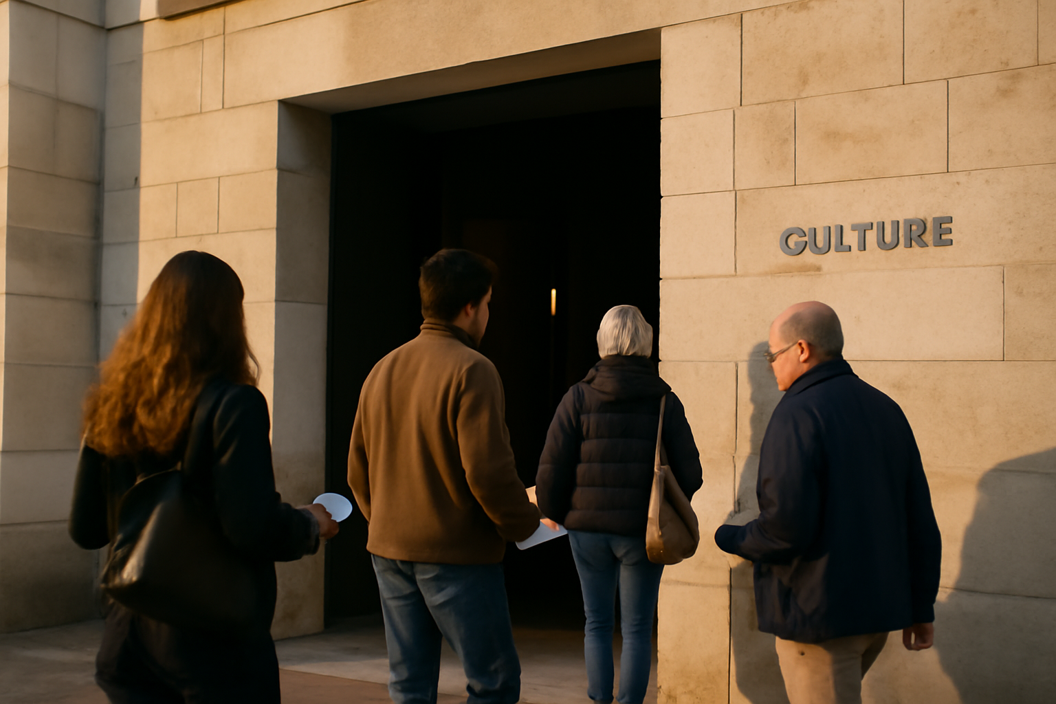 Entrée de la Maison de la Culture de Seine-Saint-Denis MC93 à Bobigny