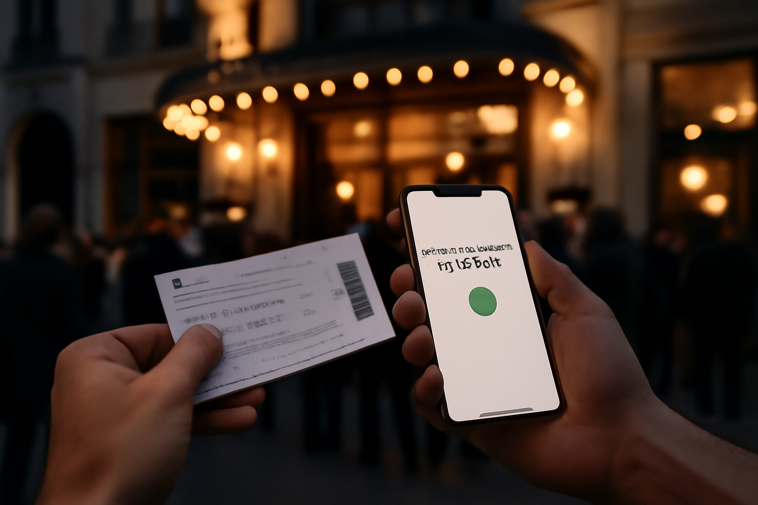 Billets et confirmation pour une représentation au Théâtre Tristan-Bernard à Paris