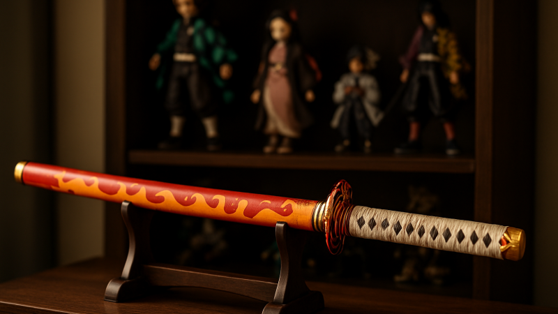 Katana Rengoku : réplique, décoratif ou LED